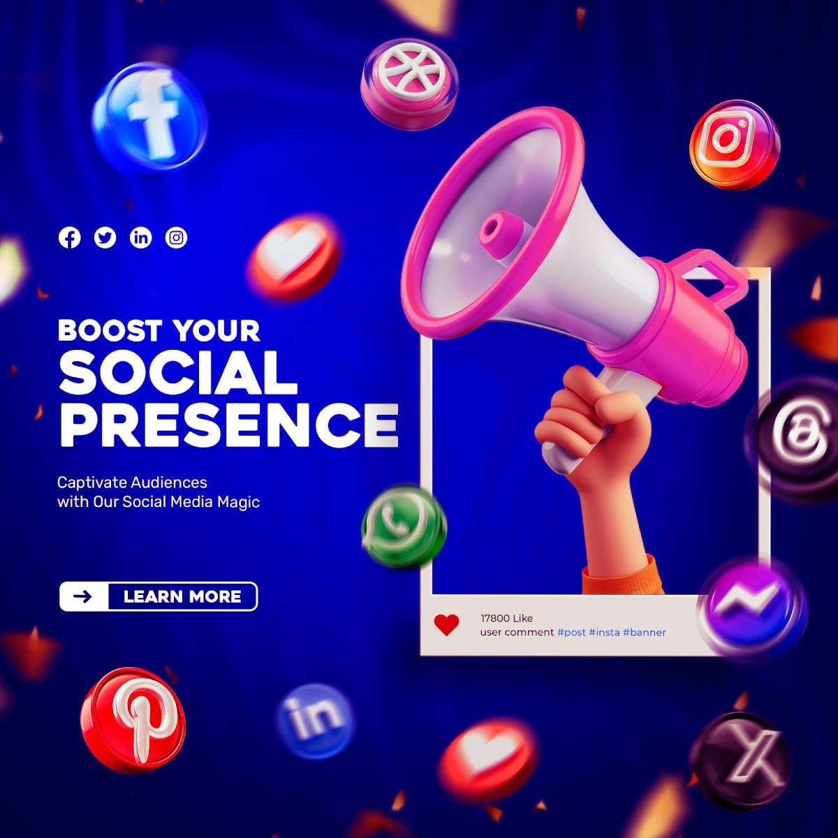 Social Media Marketing Flyer